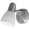 Rabalux Soma 6591 Faretto, colore: marrone anticato, Vetro Metallo, acciaio, 1 punto luce, E14