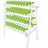 Kalolary Kalo di Coltivazione idroponica, Sistema di Coltivazione idroponica 4 Strati 72 siti vegetali Tubi di Grado Alimentare Attrezzatura di piantagione idroponica con Pompa dell'Acqua