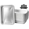 WEBROIL Rivestimento per griglia antigoccia per Ninja OG700 OG701 OG751, Accessori per affumicatori a Legna, in Alluminio, USA e Getta, compatibili con Barbecue a Gas Weber Q/Spirit/Genesis