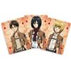 SAKAMI Crunchyroll SAKAMI - Attack On Titan - 52 Spielkarten - Poker, Kartenspiel, Deck, Playing Cards - original & lizensiert