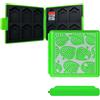 BAYINBROOK Custodia per Schede di Gioco Switch, Scatola con 12 Alloggiamenti, Astuccio Rigido Impermeabile, Portatile per Carte Gioco e Accessori Console (B07)