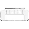 NATEFEMIN Custodia protettiva durevole con 6 slot di archiviazione per schede di gioco per Nintendo Switch OLED accessorio pezzo di ricambio