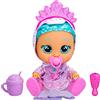 Cry Babies IMC Toys Cry Babies Kiss Me Elodie, Bambola Interattiva che Arrossisce con un Bacio e Piange come una Bimba, con Capelli da Acconciare, Vestiti da Indossare e Accessori
