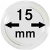 LINDNER Das Original Capsule per Monete Ø 15 mm Interno, Confezione da 10