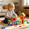 Taxually Tappeto Puzzle per Bambini,36 Pezzi Puzzle,Tappeto Gioco per Neonato in EVA Antiscivolo Non Tossico Puzzle con Lettere e Numeri,Certificato CE