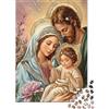 CTJQHVKZ Puzzle in Carta Riciclata Dipinto della Sacra Famiglia: Arte Floreale della Sacra Famiglia per Adulti 14-99 Anni Gioco Educativo Sfida 70x50cm/1000 pezzi