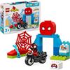 LEGO DUPLO Marvel L'Avventura in Moto di Spin - Gioco Educativo per Bambini e Bambine da 2 Anni - Include una Moto Giocattolo e una Figura - Idea Regalo da Spidey e i Suoi Fantastici Amici - 10424