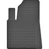 Mobil-Fan Tappetino in gomma per Fiat 500 (dal 2007) / Ford KA MK2 II (2008-2016) - bordo alto 15 mm