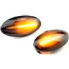 Car Passion Indicatore di direzione Freccia Specchietto laterale LED Compatibile con Swift Jimny Grand Vitara Ignis dal 2017 SX4 Splash Luce Dinamico Progressivo Fumè Nero Side Marker Dynamic (Per Suzuki)