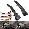 Car Passion Indicatore di direzione Freccia Specchietto laterale LED Compatibile con Seat Leon III 2013-2019 Ibiza 6F 2017-2020 Arona 2017-2019 Luce Dinamico Progressivo Fumè Nero (Seat)