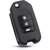 Generico Sostituzione della custodia per la custodia della chiavi a 3 pulsanti a 3 pulsanti per Honda Accord Civic City CRV Jazz XR-V Vezel HR-V FRV