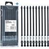 toolant Set di punte magnetiche per cacciavite a percussione Phillips # 2 lunghe 15,2 cm, 10 pezzi, inserti in acciaio S2 PH2 con punte lavorate a CNC per trapano elettrico