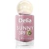 Delia Cosmetics - Sunny SPF 15 - Smalto per Unghie 01 - Protezione UV, Formula Rinforzante 2in1, Asciugatura Rapida, Alta Lucentezza, Fino a 7 Giorni di Tenuta - 11 ml
