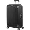 Samsonite Lite-Box - Valigia rigida premium di medie dimensioni 69 cm, valigia da viaggio con 4 ruote, leggera, lucchetto TSA, 75 L - 2,80 kg - Nero
