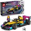 LEGO Speed Champions Auto da Corsa F1 ACADEMY Giocattolo - Kit Modellismo con Minifigure di Pilota Donna di Formula 1 , Eta 10+