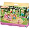 EPOCH GAMES Sylvanian Families Baby Choo-Choo Train ,Set con trenino e personaggio, Epoch, eta 3+