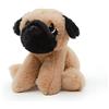 De.Car2 Peluche Giocattolo Morbido e Coccoloso per Bambini Collezione Animali Safari e Animali Marini Peluche, Perfetto per i Bambini Ecofriendly (Carlino Peluche)