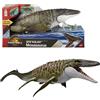 Mattel Jurassic World La Rinascita Mosasauro Morso Letale, action figure e mini dilofosauro, dinosauro con enormi fauci, snodato e fedele al film, gioco digitale,Mattel,ETa 4+