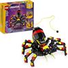 LEGO Creator 3 in 1 Animali Selvatici: Ragno Trasformista, Giocattolo Trasformabile in 3 Diverse Figure come Scorpione e Serpente Snodabili,Eta 7+