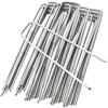BDFJEDS Picchetti Giardino 10-50PCS Graffette for paesaggi 10-30cm Perni a Forma di U for graffette da Giardino for Tubi irrigazione in Tessuto Ancoraggio alle zolle(150mm,10pcs,3.0mm Wire)