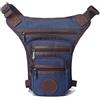 MAYANGYANG Borsa Gamba Moto Borsa Da Gamba, for La Coscia Borse Uomo for Pantaloni Cintura Hip Drop Messenger Spalla Viaggio Escursionismo Tela/Nylon for Moto(Red)