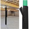 Generic Imbottitura per canestro da basket, protezione in schiuma spessa 12,7 cm, per pali rotondi da 5-20,3 cm, cuscino rimovibile per garage, palestra, cantina, parco giochi di sicurezza