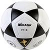 Mikasa FT5 - Pallone da Calcio Goal Master, Taglia 5, Colore: Nero/Bianco