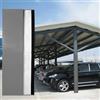 Generic Imbottitura rotonda per pali da garage per proteggere le portiere dell'auto, resistenti e impermeabili, per uso interno ed esterno