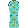 SyXIOP Fun Summer Surfing T-rex Dinosaur Golf Covers Premium Accessori in pelle con numero Tag per Driver Fairway Legno Hybrid golf cart accessori