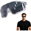 Generic Occhiali da sole sportivi fotocromatici con protezione UV 400, montatura completa, unisex, trasparenti, resistenti ai raggi UV e ai riflessi, occhiali fotocromatici per ciclismo, equitazione, corsa
