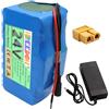 FREEDOH Batteria al Litio da 24 V 5 Ah 7,5 Ah 10 Ah 12,5 Ah 15 Ah 17,5 Ah 20 Ah Batteria in PVC con Caricabatterie e Scheda di Protezione BMS,24v5ah