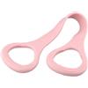 Yhenlovtt Fitness Training Tpe Hexad 425 Plus Lunghezza Fasce di Resistenza Con Tessuto per Esercizio Cm Manici Più Spessore Compatibile Avere Yoga Mm (Rosa)