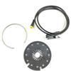 ReachMall Sensore PAS magnetico a 12 magneti per bici elettrica, sensore di assistenza a pedale diviso con indicatore LED, compatibile con motore integrato Kunteng KT-D12L