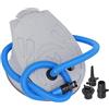 Aymzbd Pompa a Pedale Gonfiabile Pompa a Pedale Pompa con Tubo Flessibile Adattatore Gonfiatore con Tre Ugelli Funzione Doppia Gonfiaggio E Sgonfiaggio