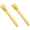 Yhenlovtt Molla in acciaio inox per oro/nero, confezione da 2 bulloni in acciaio con Xt per clip in lega freno a disco per bicicletta (dorato)