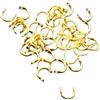 ZUZZEE 100 pezzi EasySpin Clevises per esche da pesca fai da te Spinnerbait Componenti Spinner Making Tools Inline Spinners Walleye Rigs Uso in acqua dolce e salata (piccolo oro)
