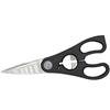 Fackelmann Forbici Multiuso da Cucina con Levacapsule, Acciaio Inox, Argento