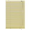GARDINIA Veneziana in alluminio, Visibilità, Protezione dalla luce e ai raggi solari, Fissaggio al muro e al plafone, Kit di montaggio incluso, Beige, 50 x 175 cm (LxA)
