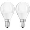 Bellalux - Lampada LED | Attacco: E14 | Bianco Caldo | 2700 K | 5,70 W | ricambio per lampadina da 40 W | | St Clas opaco P (Confezione da 2)