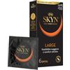 SKYN Large - Preservativi Senza Lattice in Poliisoprene - Ultramorbidi e Larghi, 6 Pezzi