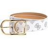 GUESS Dorys Belt W85 White Logo