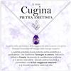 Bramart Collana Cugina Pietra Ametista Regali per lei Idea Regalo per cugine Argento Oro Natale Compleanno Motivazionale - Cofanetto con DEDICA incluso (Pietra Ametista Cugina arg)
