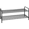HAKU Scarpiera nero, metallo - Dim. L 83 cm x A 37 cm x P 35 cm, Stile Moderno