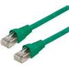 Telegärtner Cavo patch Teleg "rtner, Cat.6A (profondo), S/FTP, 10,0 m, verde