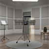 Timbales su Supporto Cromato Coppia di Timbales da Studio per Principianti