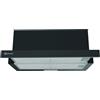 Bauknecht RBAH601B - Cappa aspirante a schermo piatto, 60 cm, adatta per scarico e ricircolo, 41 kWh/LED, 3 livelli di potenza/classe di efficienza energetica A