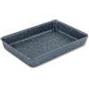 Scoville Expert NEVERSTICK+ - Teglia da forno antiaderente per forno, 30 x 20 cm, perfetta per carne e verdure, adatta al forno fino a 260 °C, lavabile in lavastoviglie, senza PFOA, alluminio, grigio