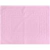 SaRani Tappeto da Bagno in Spugna di Cotone, fantasia Greca, Tappetino Assorbente Hotel (Rosa, 45x60 cm)