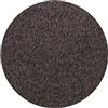 Carpetsale24 Tappeti a pelo corto, colore marrone, unicolor-monocroma, 111575, tappeto rotondo, Tappeto soggiorno, 120 cm Rotondo