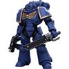 JOYTOY Warhammer 40k Space Marines, Space Marines Ultramarines Outriders Brother Catonus 1/18 Action Figure
